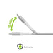 EAN 5711428071217 - dbramante1928 CB25CLGR7121 cable de conector Lightning 2,5 m Blanco imagen 3