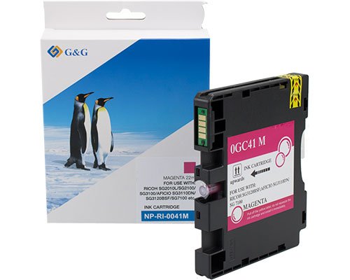 G&G Tinte Compatible Con Ricoh Gc41m/ 405767 Xl-Magenta