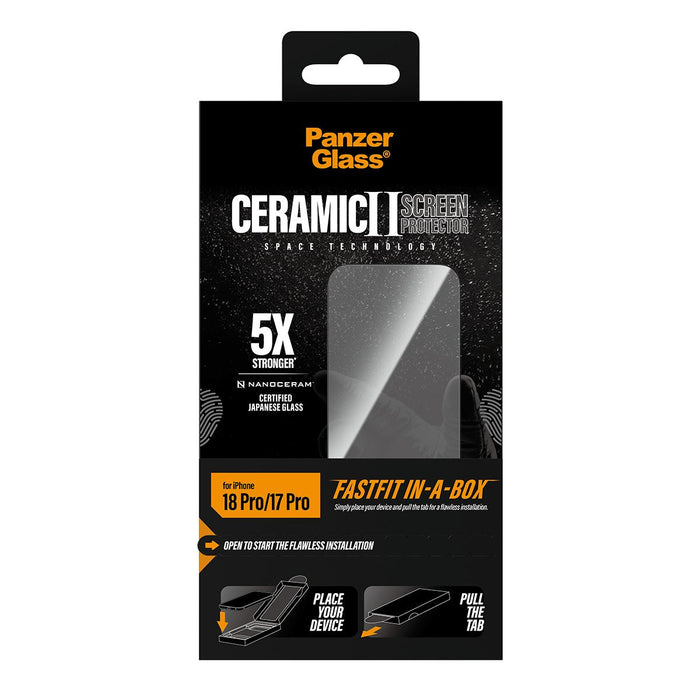 Panzerglass Ceramic Ii Screen Protector Iphone 18 Pro/17 Pro
