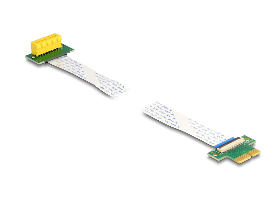 Delock 88022 Tarjeta Elevadora Pci Express X1 Macho A Ranura X1 Con Ángulo De 90° Con Cable Fpc 30 Cm