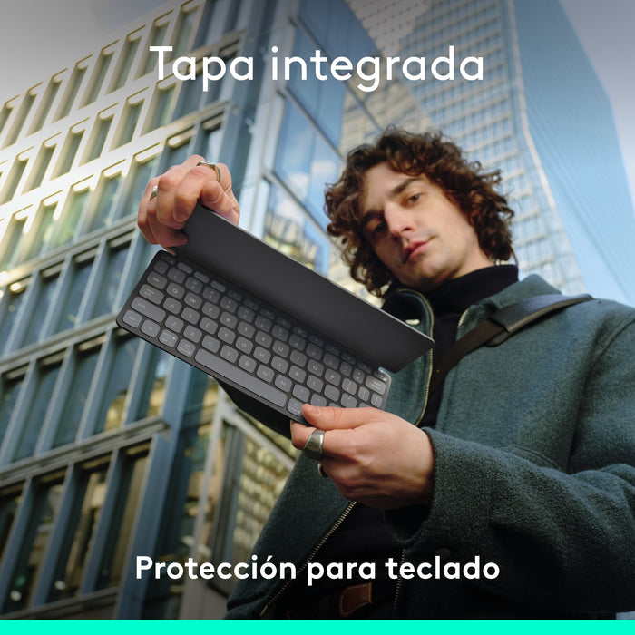 EAN 5099206126039 - Logitech 920-013010 teclado para móvil Español Bluetooth Grafito imagen 3