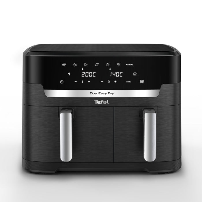 Freidora Tefal Easy Fry Dual Xxl Ey9428e0 Doble 11 L Independiente 2020 W Negro