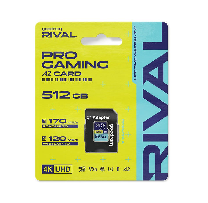 EAN 5908267914724 - Goodram microSDXC 64GB V30 A2 UHS I U3 RIVAL + adapter Clase 10 imagen 28