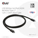 EAN 8719214473266 - CLUB3D CAC-1570 cable USB USB4 Gen 2x2 1,2 m USB C Negro imagen 2