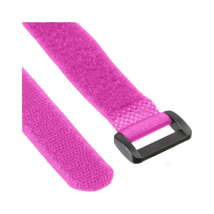 Tiras De Cables Inline De Velcro 20 X 200 Mm 10 Uds. Rosado