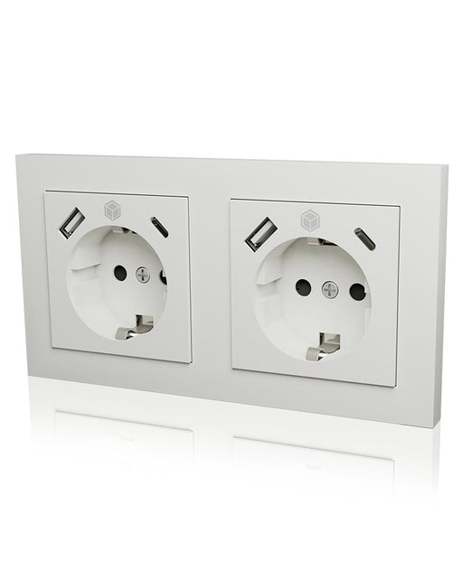 EAN 4250078172758 - ICY BOX IB-MPS4200W-PD toma de corriente Type F + USB A + USB C Blanco imagen 2
