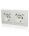EAN 4250078172758 - ICY BOX IB-MPS4200W-PD toma de corriente Type F + USB A + USB C Blanco imagen 2