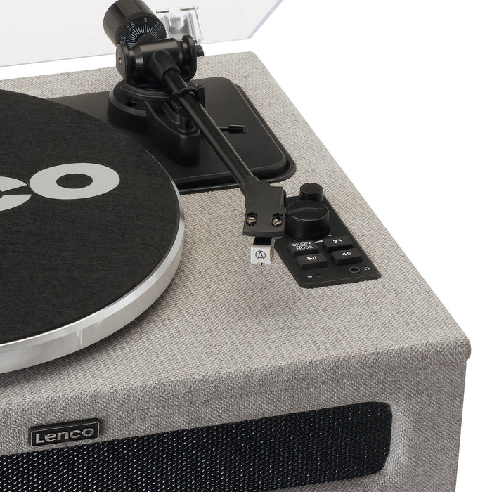 Tocadiscos Lenco Ls-440gy  De Tracción Por Correa Gris Automático