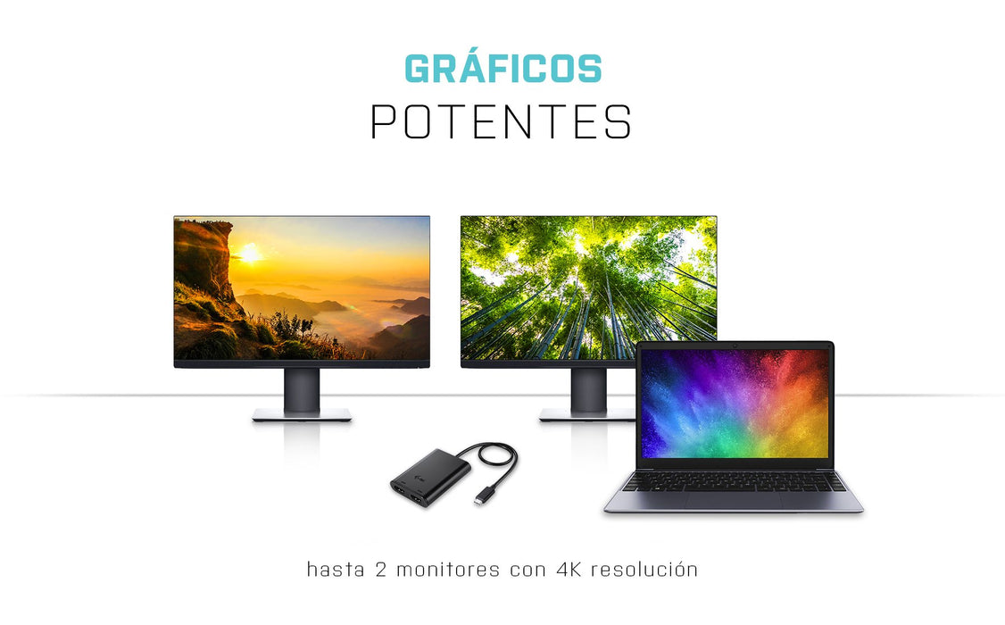 EAN 8595611702020 - i-tec C31DUAL4KHDMI Adaptador gráfico USB 3840 x 2160 Pixeles Negro imagen 10