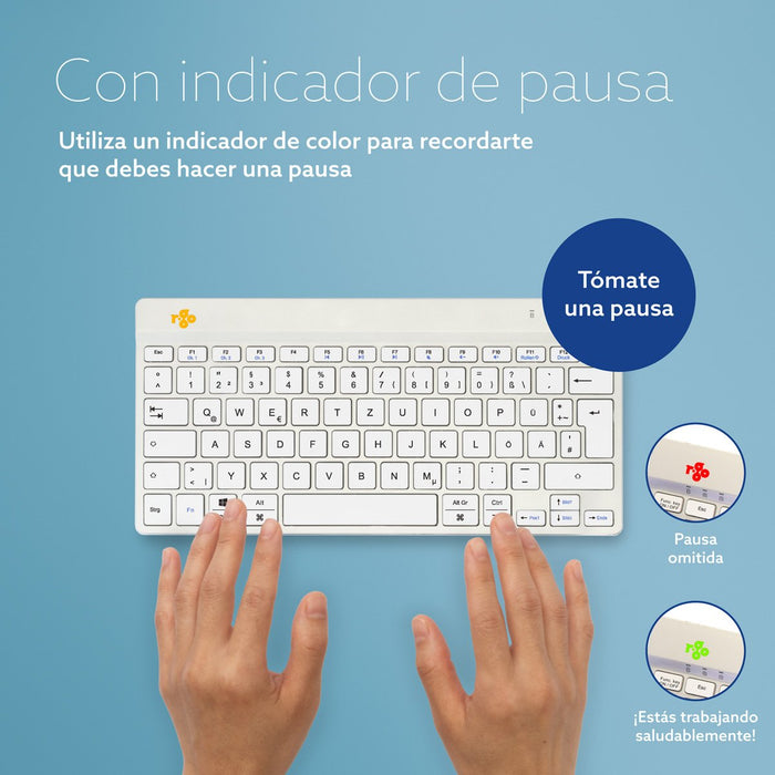EAN 8719274492016 - R-Go Tools RGOCODEWLWH teclado Oficina Alemán imagen 12