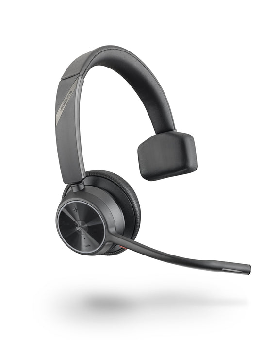 Auriculares Poly Voyager 4300 Uc 4310 Cableado/Inalámbrico De Diadema Mono - Monaural - Cobertor Total De Oreja - 5000 Cm - Bluetooth - 20 Hz A 20 Khz - 150 Cm Cable - Cancelación De Ruido Micrófono - Usb Tipo C, Usb Tipo A