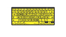 EAN 5707795011581 - Logickeyboard LKB-LPBY-BTON-DE teclado Médico Bluetooth QWERTZ Alemán Negro, Amarillo imagen 1