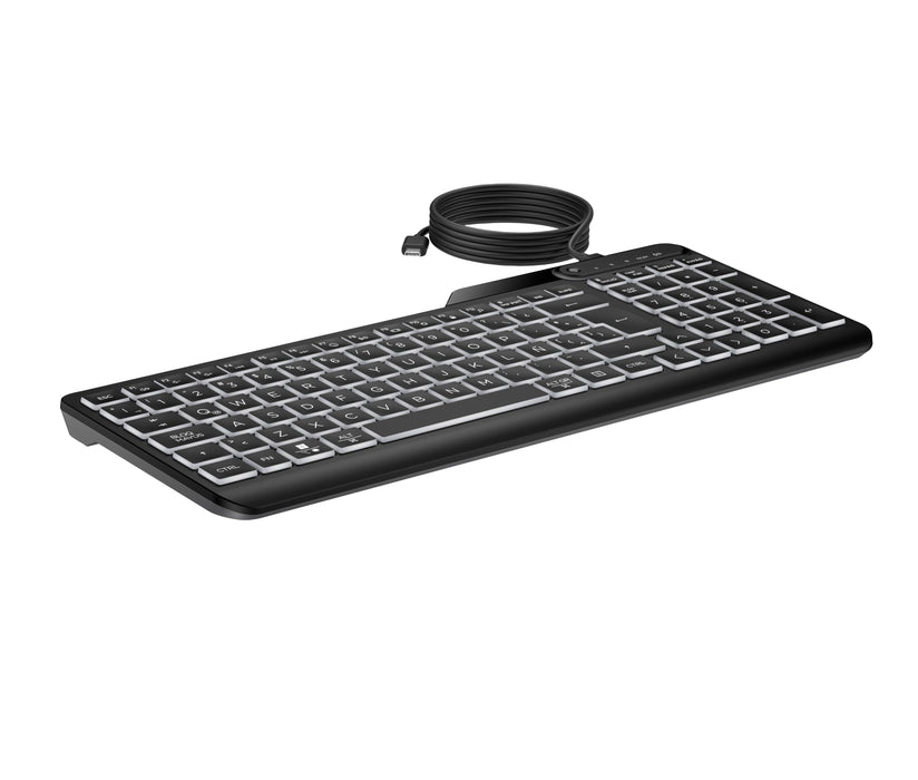 EAN 0197192768518 - HP 400 Backlit Wired Keyboard teclado Hogar USB Negro imagen 2