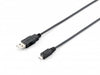 EAN 4015867173411 - Equip 128594 cable USB USB 2.0 1 m USB A Micro-USB B Negro imagen 1