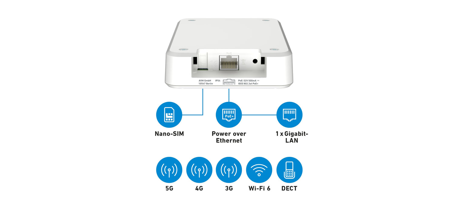 EAN 4023125030482 - Box FRITZ! 6860 5G Router de red móvil imagen 2