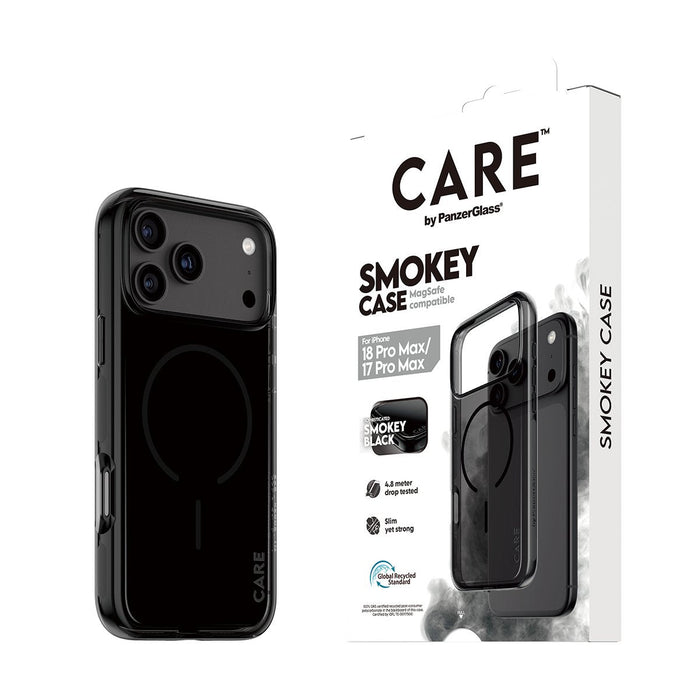Panzerglass Care Smokey Case W. Negro Magsafe Iphone 18 Pro Max/ 17 Pro Max