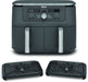 EAN 0622356322676 - Ninja DZ400EU freidora Doble 9,5 L Independiente 2470 W Freidora de aire caliente Gris imagen 7