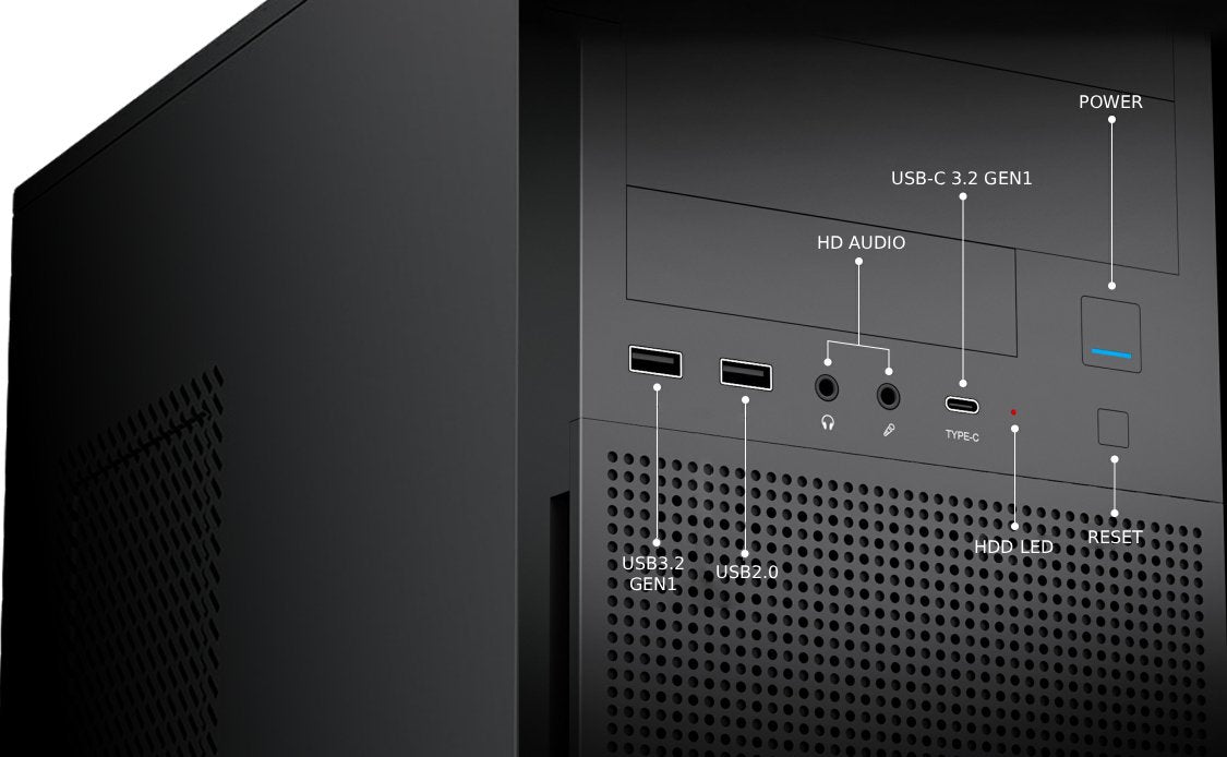 Pc Differo A780 R5-5500 16gb Ssd 500nvme W 11