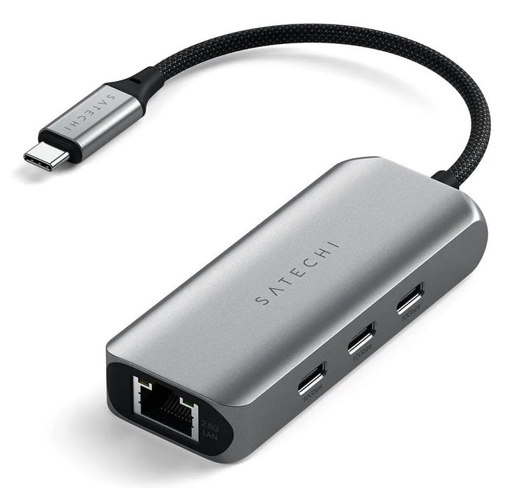 EAN 810086361342 - Satechi ST-H3C25EM hub de interfaz USB Tipo C 10000 Mbit/s Gris imagen 3