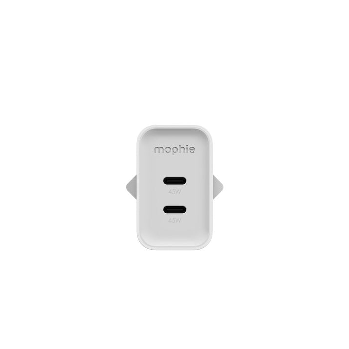 Zagg Mophie Fuente De Alimentación Gan 45w 2x Usbc 2026 Wei
