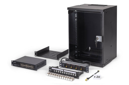 EAN 4016032499572 - Digitus DN-49103-SET armario rack Bastidor de pared Negro imagen 1