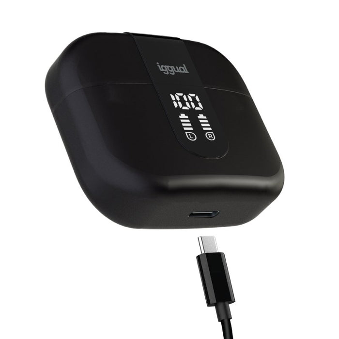 EAN 8435364319345 - iggual True Sound True Wireless Stereo (TWS) Dentro de oído Llamadas/Música Negro imagen 8