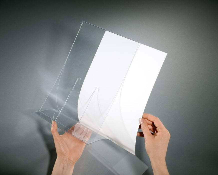 Sigel Soporte Para Etiqueta - Desktop - Para A4 - Transparente (Paquete De 2)