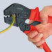 EAN 4003773025474 - Knipex 97 52 06 crimpadora Herramienta para prensar Negro, Rojo imagen 3