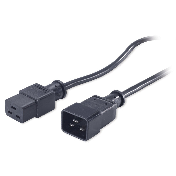 Apc Cable De Alimentación Iec 60320 C19 A Iec 60320 C20 61 Cm Negro Para P/N: Ap98892f Ap98894f Ap98896f Suvtr30khs Suvtr40kh4b5s Suvtr40kh5b5s Suvtr40khs