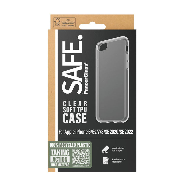 EAN 5711724951053 - PanzerGlass SAFE. by ® ClearCase iPhone 6 | 6s | 7 | 8 | SE (2020, 2022) funda para teléfono móvil Transp imagen 3