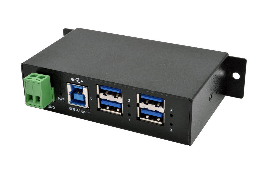 EAN 4718359015045 - EXSYS EX-1504HMS hub de interfaz USB 3.2 Gen 1 (3.1 Gen 1) Type-B 5000 Mbit/s Negro imagen 2