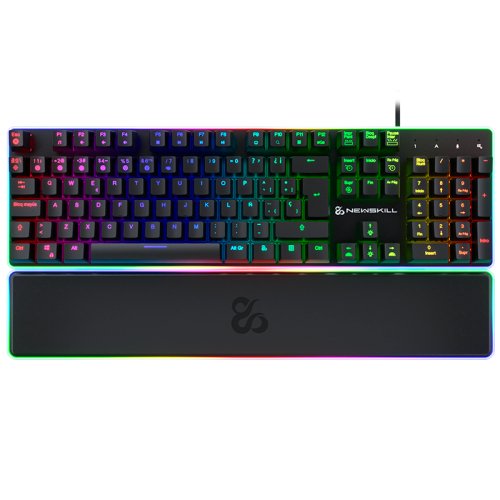 EAN 8435443702839 - Newskill Gaming Gungnyr Pro teclado Juego USB QWERTY Español Negro imagen 1