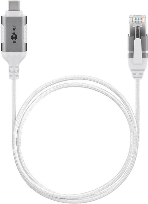 EAN 4040849743917 - Goobay 74391 cambiador de género para cable USB 3.1 type A RJ45 Blanco imagen 4