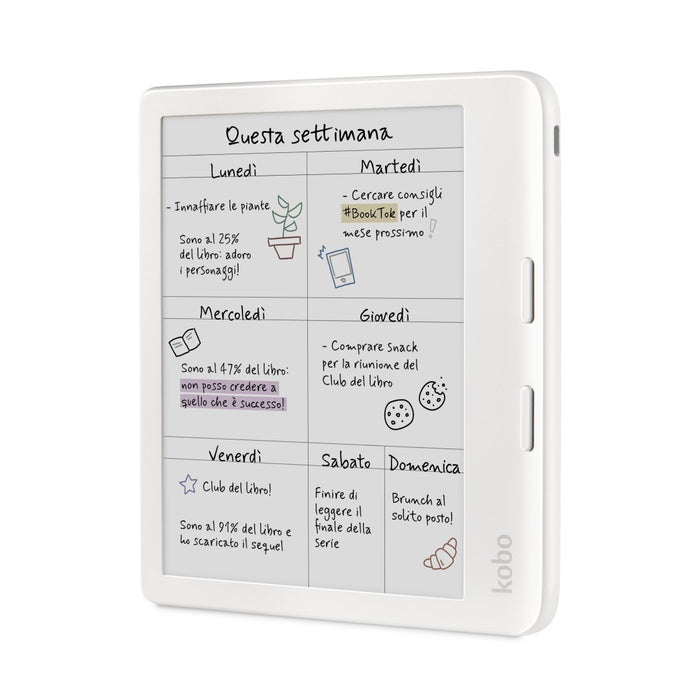 EAN 0681495009480 - Rakuten Kobo Libra Colour lectore de e-book Pantalla táctil 32 GB Wifi Blanco imagen 2