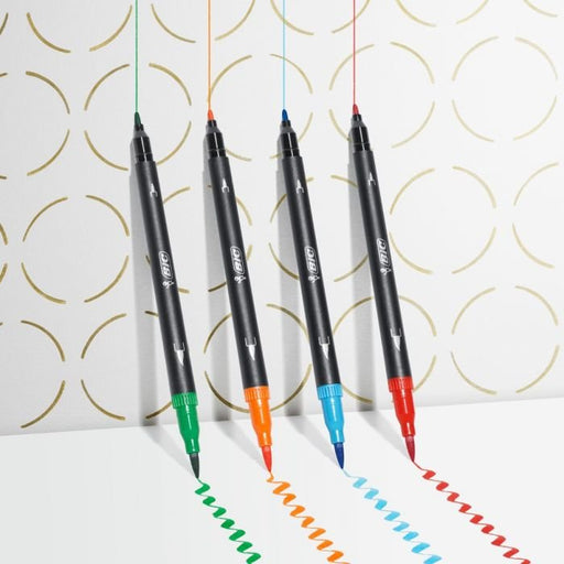 EAN 3086123589551 - BIC Intensity Dual Tip rotulador Negro, Azul, Verde, Púrpura, Rojo, Amarillo 6 pieza(s) imagen 2