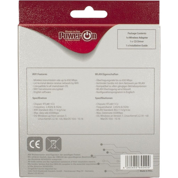 EAN 4260455645409 - Inter-Tech DMG-04 WLAN 433 Mbit/s imagen 4