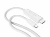 EAN 6941921149758 - HYPER HD6007WHGL cable HDMI 2,5 m USB-C HDMI tipo A (Estándar) Blanco imagen 1