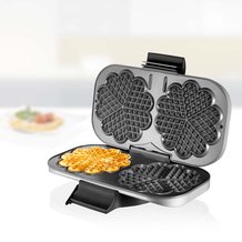 EAN 4011689482410 - Unold 48241 gofrera 2 barquillo(s) 1300 W Negro, Plata imagen 2