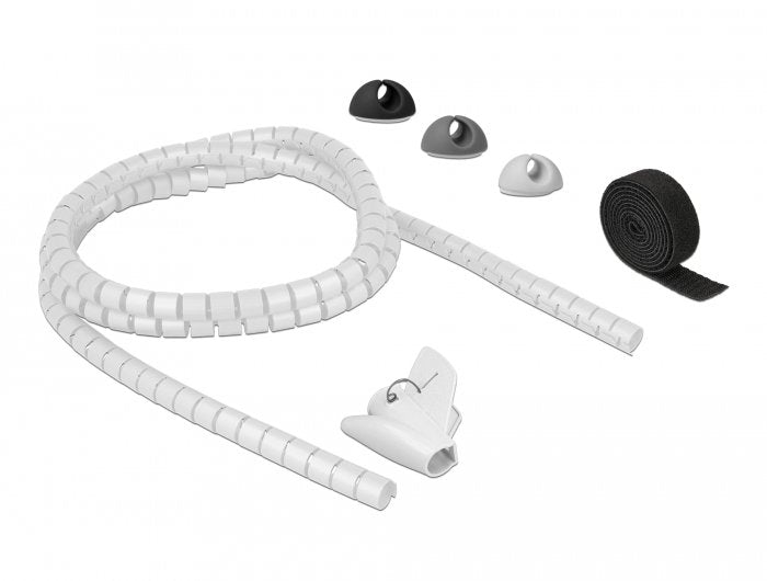 EAN 4043619183920 - DeLOCK 18392 organizador de cables Escritorio/pared Tubo flexible para protección de cables Negro, Gris,  imagen 1