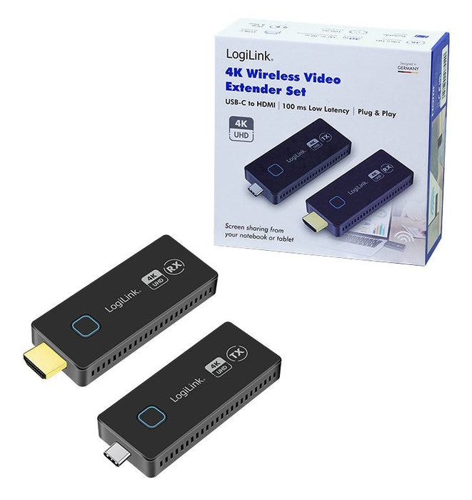 Logilink Hdmi Bertragungs-Set Usb-C Zu Hdmi Drahtlos 30m