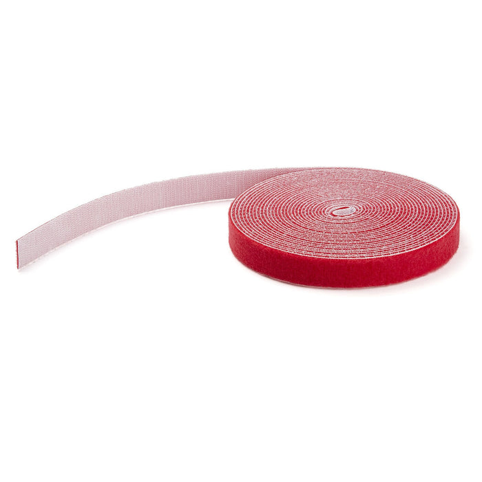 Startech Cinta De Velcro Sujetacable 30m Rojo