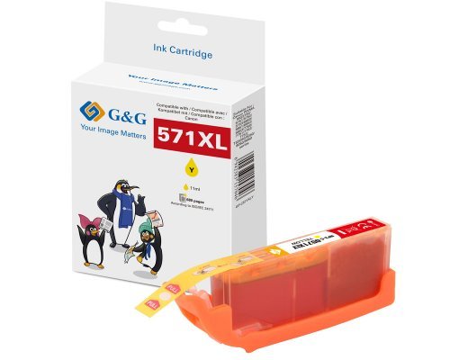G&G Xl-Cartucho Compatible Con Cli-571xly 0334c001