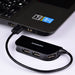 EAN 8595247902764 - Axagon HUE-X4B hub de interfaz USB 2.0 480 Mbit/s Negro imagen 3