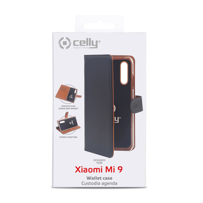 EAN 8021735752486 - Celly Wally funda para teléfono móvil 14,7 cm (5.8") Folio Negro, Marrón imagen 4