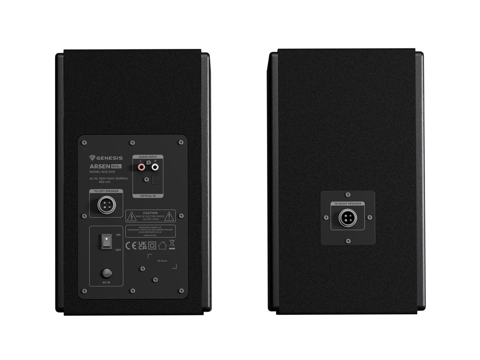 Genesis Arsen 502bt 2.0 Speakers, Black