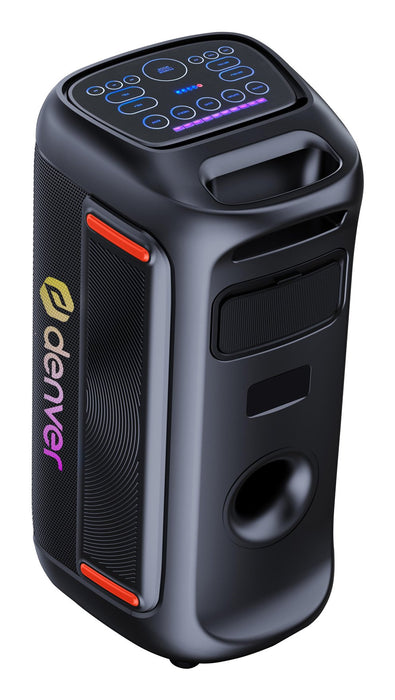 Altavoz De Fiesta Denver Bps-370 Bluetooth Con 100w De Potencia