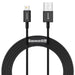 EAN 6953156205512 - Baseus TO USB-C 2M/BLACK CATYS-A01 cable USB USB A USB C/Lightning Negro imagen 1