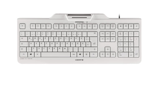 EAN 4025112083501 - CHERRY KC 1000 SC teclado Oficina USB QWERTY Inglés de EE. UU. Gris imagen 1