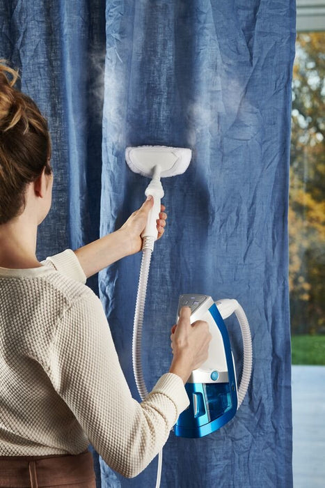 Aspiradora Rowenta Clean & Steam Multi Ry8544wh De Pie Y Escoba Eléctrica Corriente Alterna Seca Y Húmeda Sin Bolsa 0,5 L 1700 W Blanco, Azul