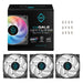 EAN 1230000071932 - Iceberg Thermal IceGALE Lightning ARGB Carcasa del ordenador Ventilador 12 cm Negro 3 pieza(s) imagen 14